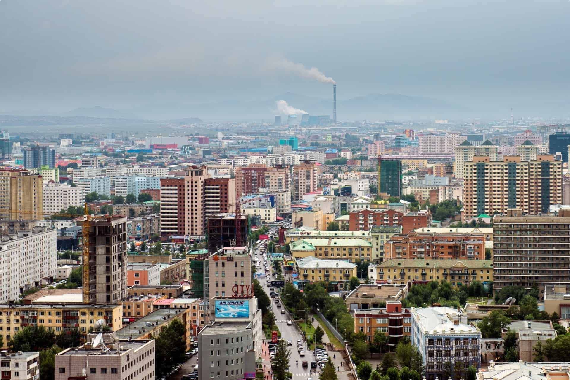 Ulaanbaatar, the capital of Mongolia