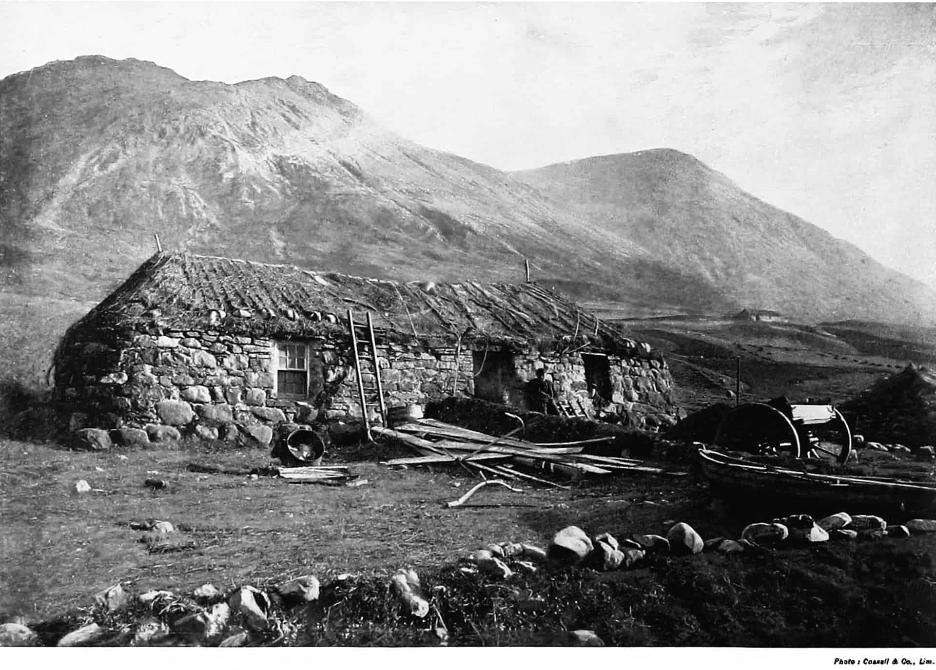 A crofter's home in the Isle of Skye, Scotland