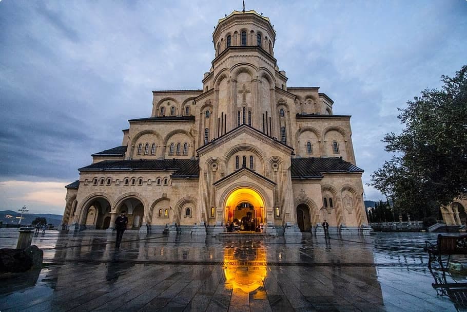 A church in Tbilisi