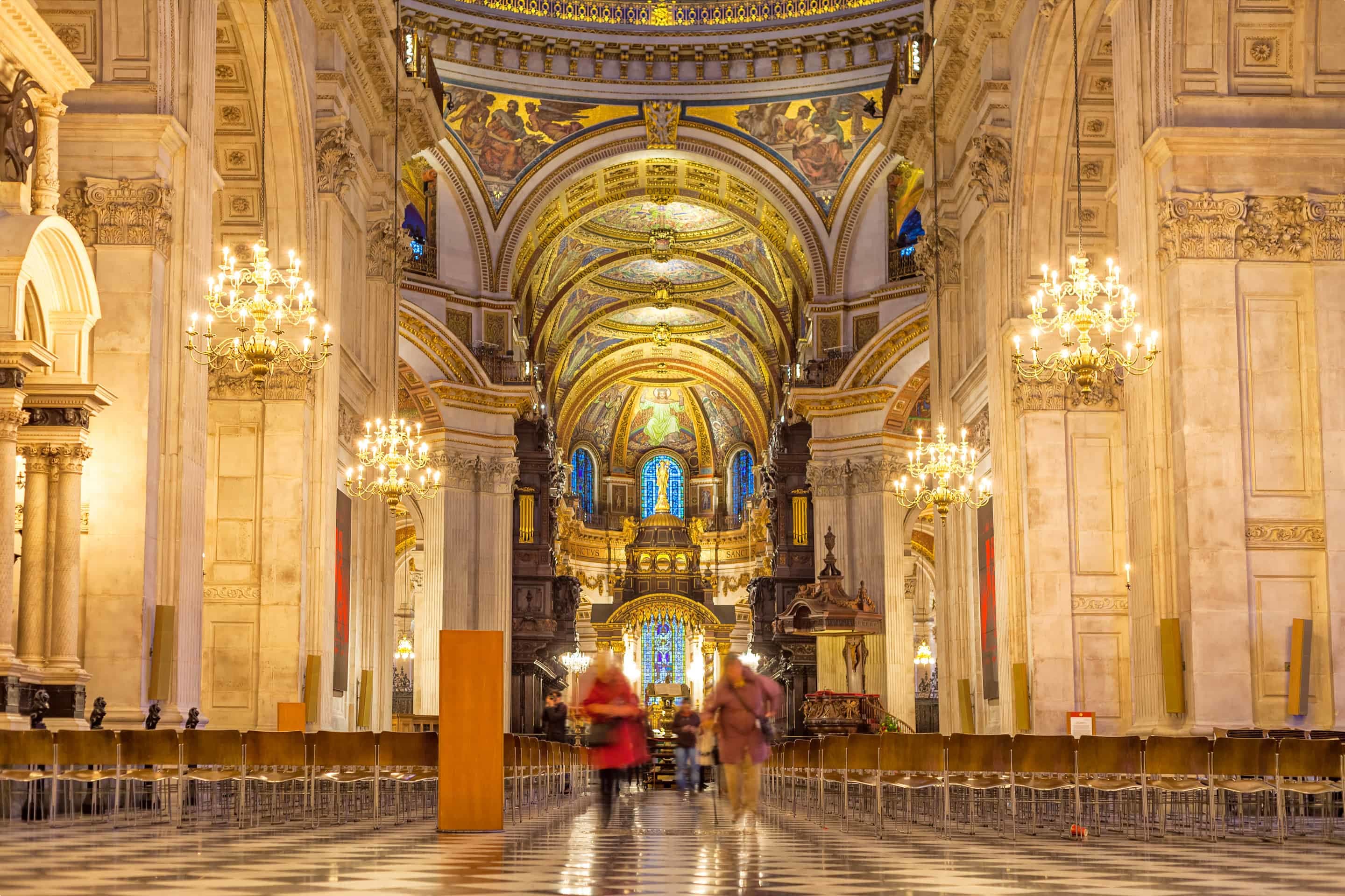 Interior of St Paul's Cathedral 