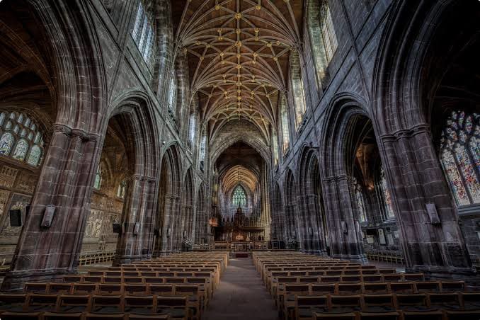 The inside of Chester Cathedral