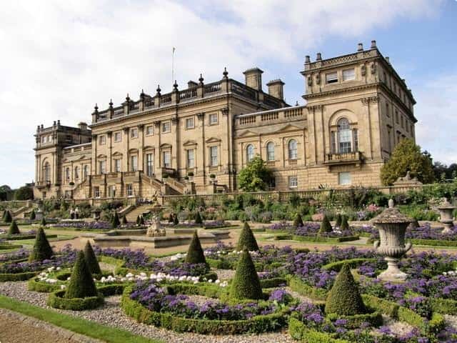 Harewood House and its terrace gardens