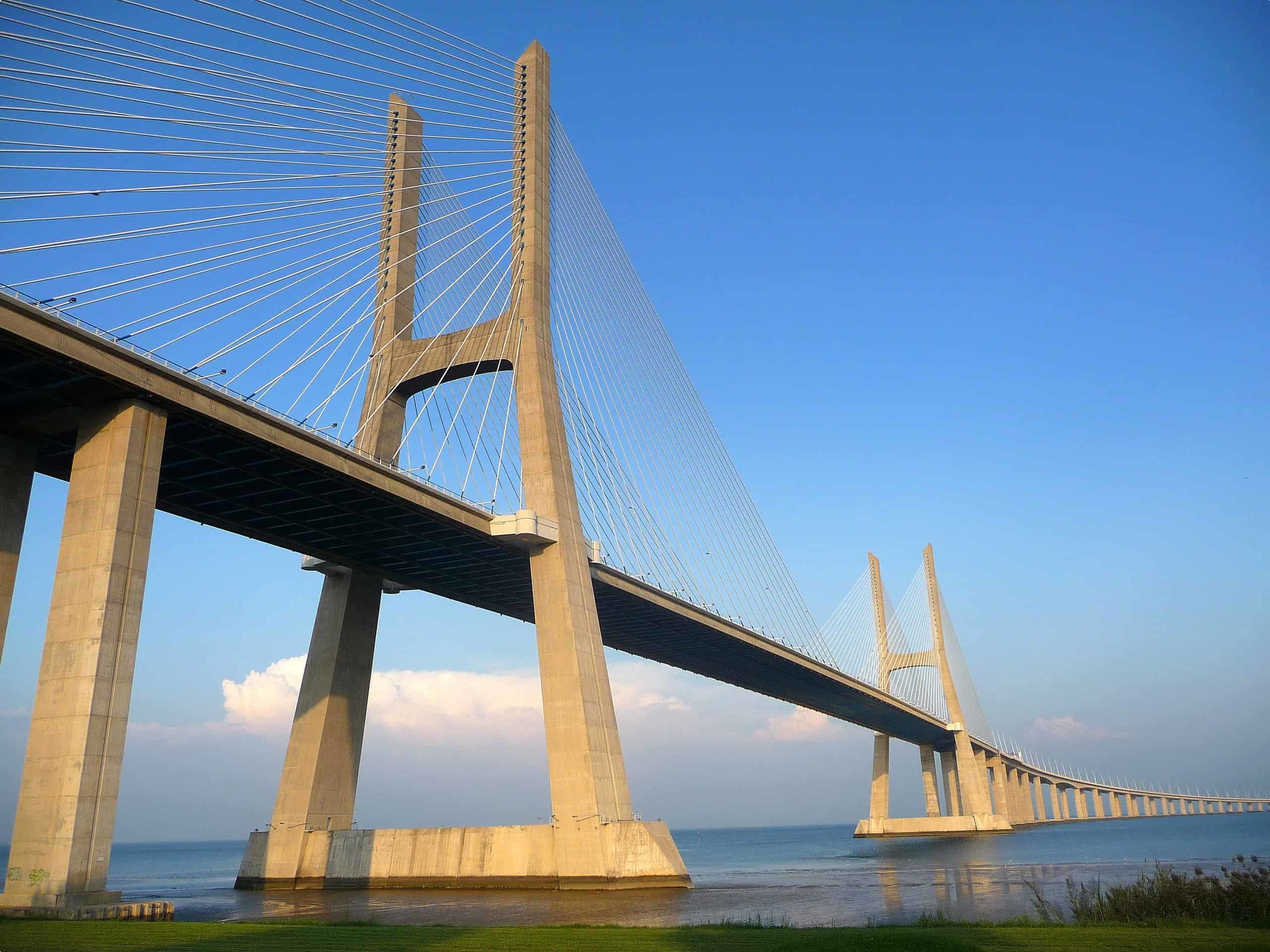 The Vasco da Gama Bridge in Lisbon