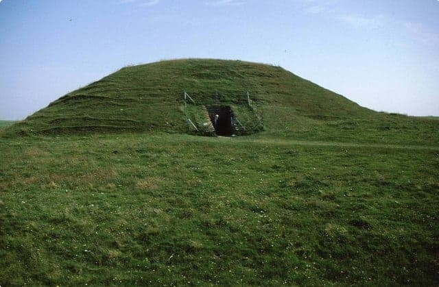 The entrance to the passage at Maeshowe