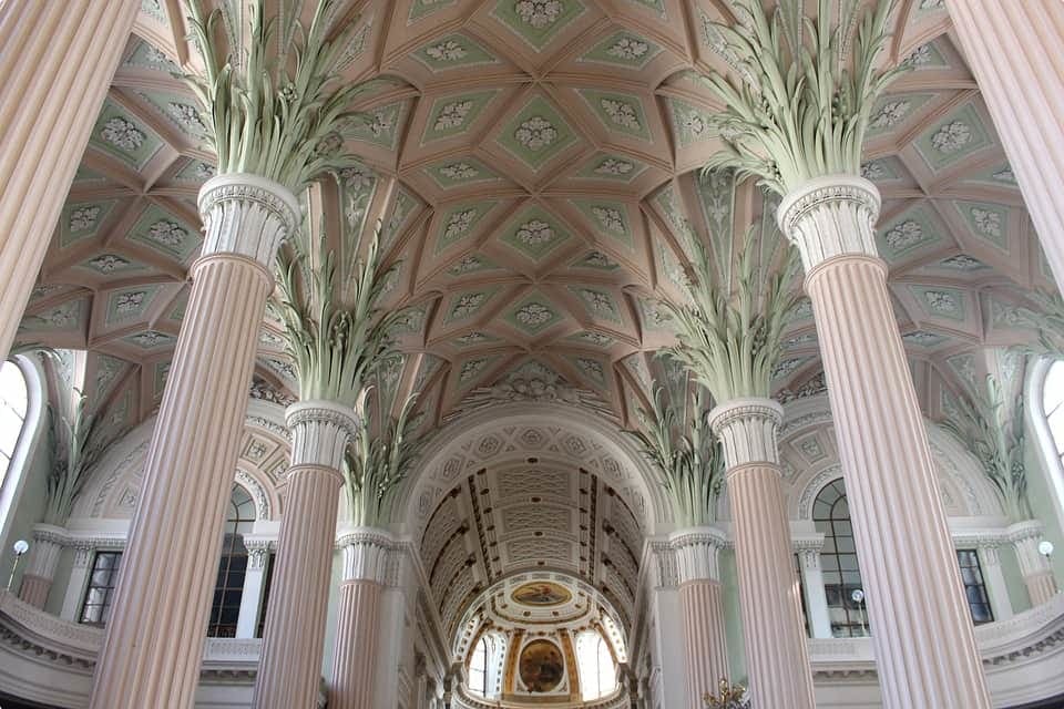 The interior of St Nicholas Church