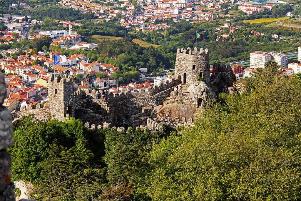 The Moorish Castle presiding over Sintra