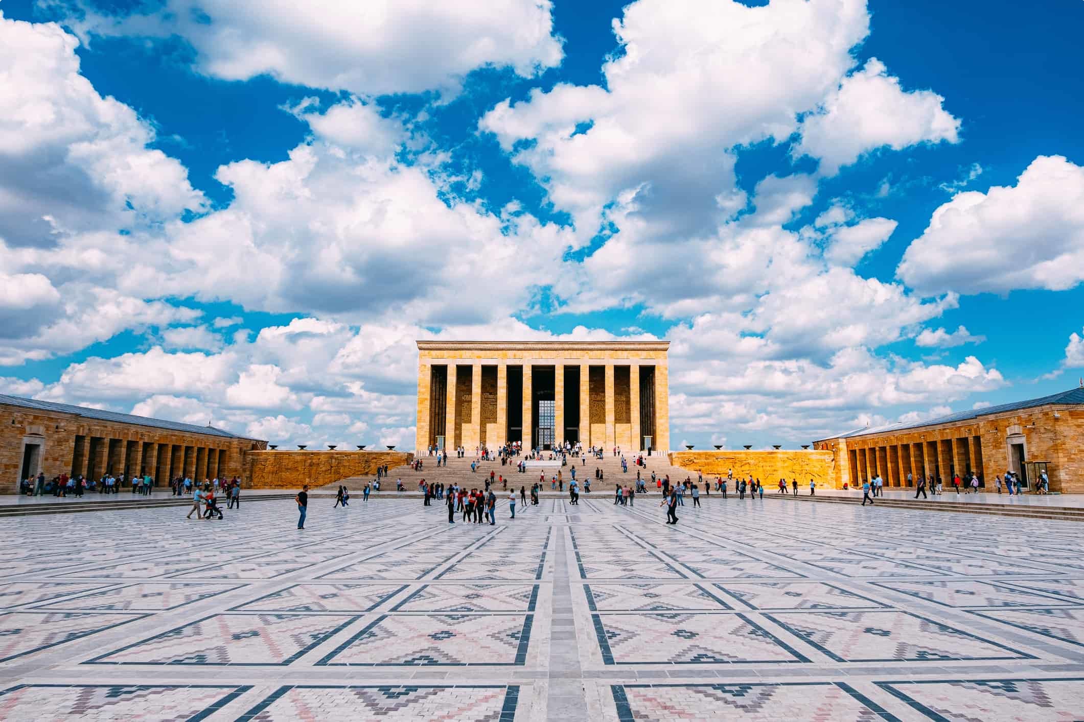 Ataturk's Mausoleum in Ankara, Turkey