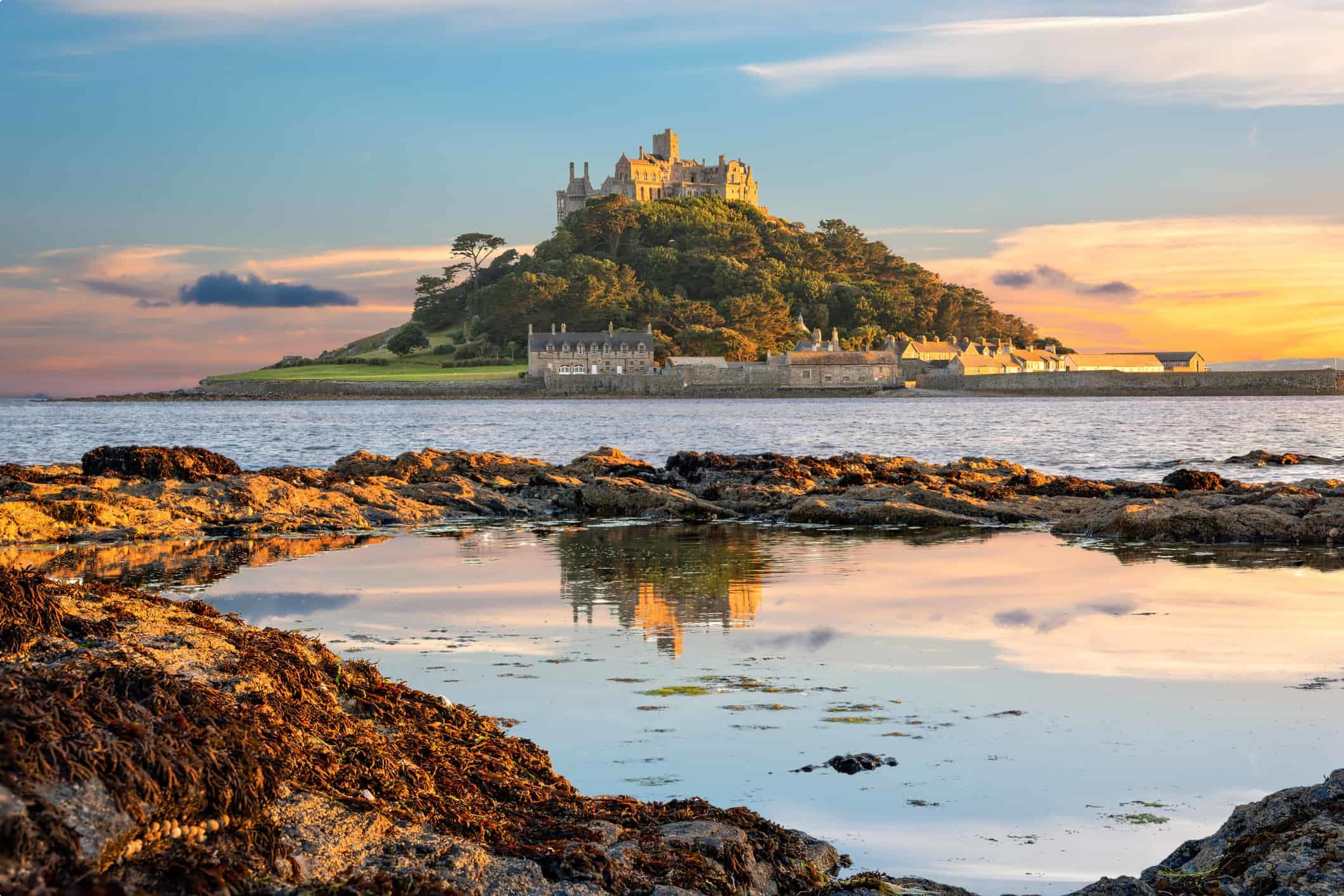 St. Michael's Mount at sunset