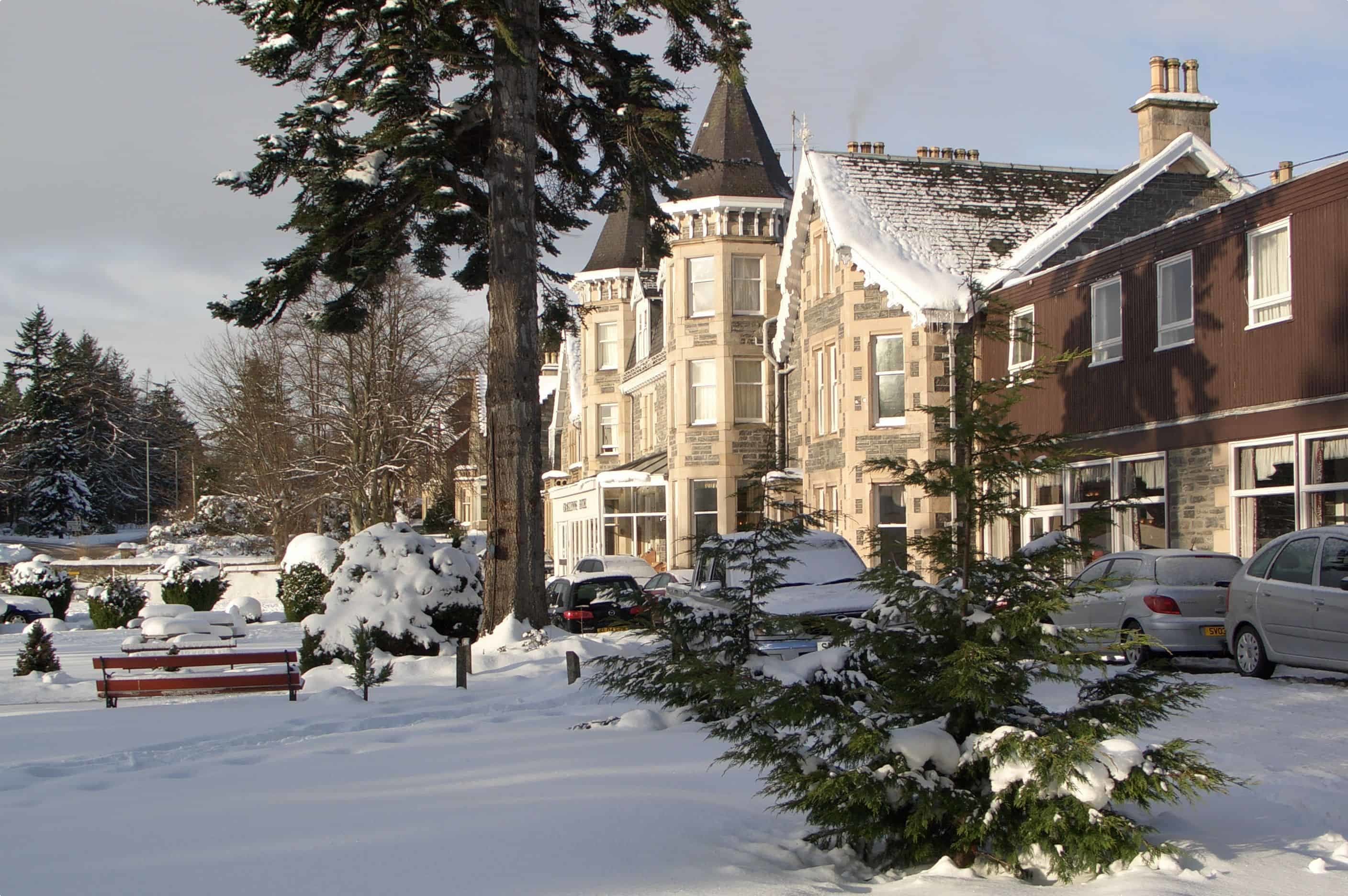 Grantown-on-Spey in winter