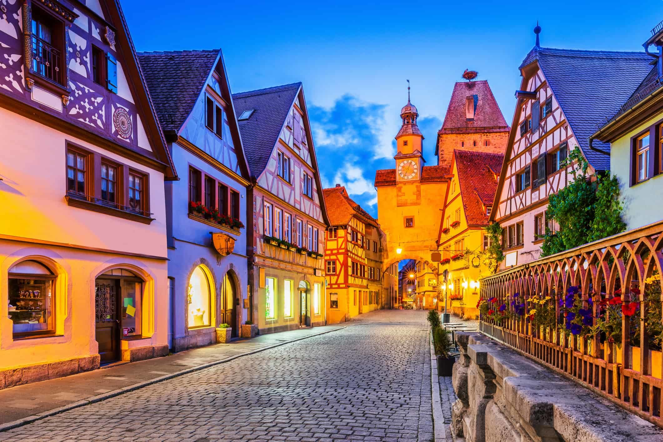 Rothenburg ob der Tauber on Germany's Romantic Road 