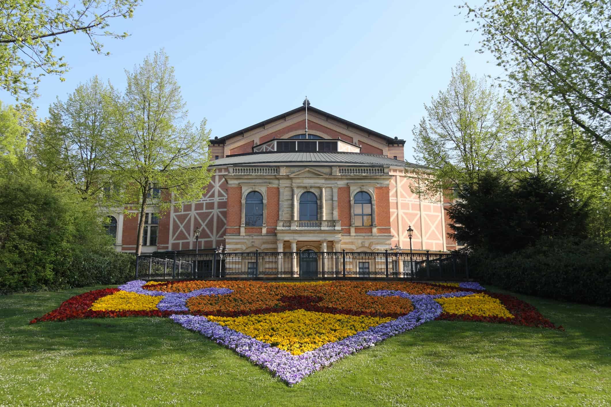 The Festspielhaus in spring, Bayreuth, Germany