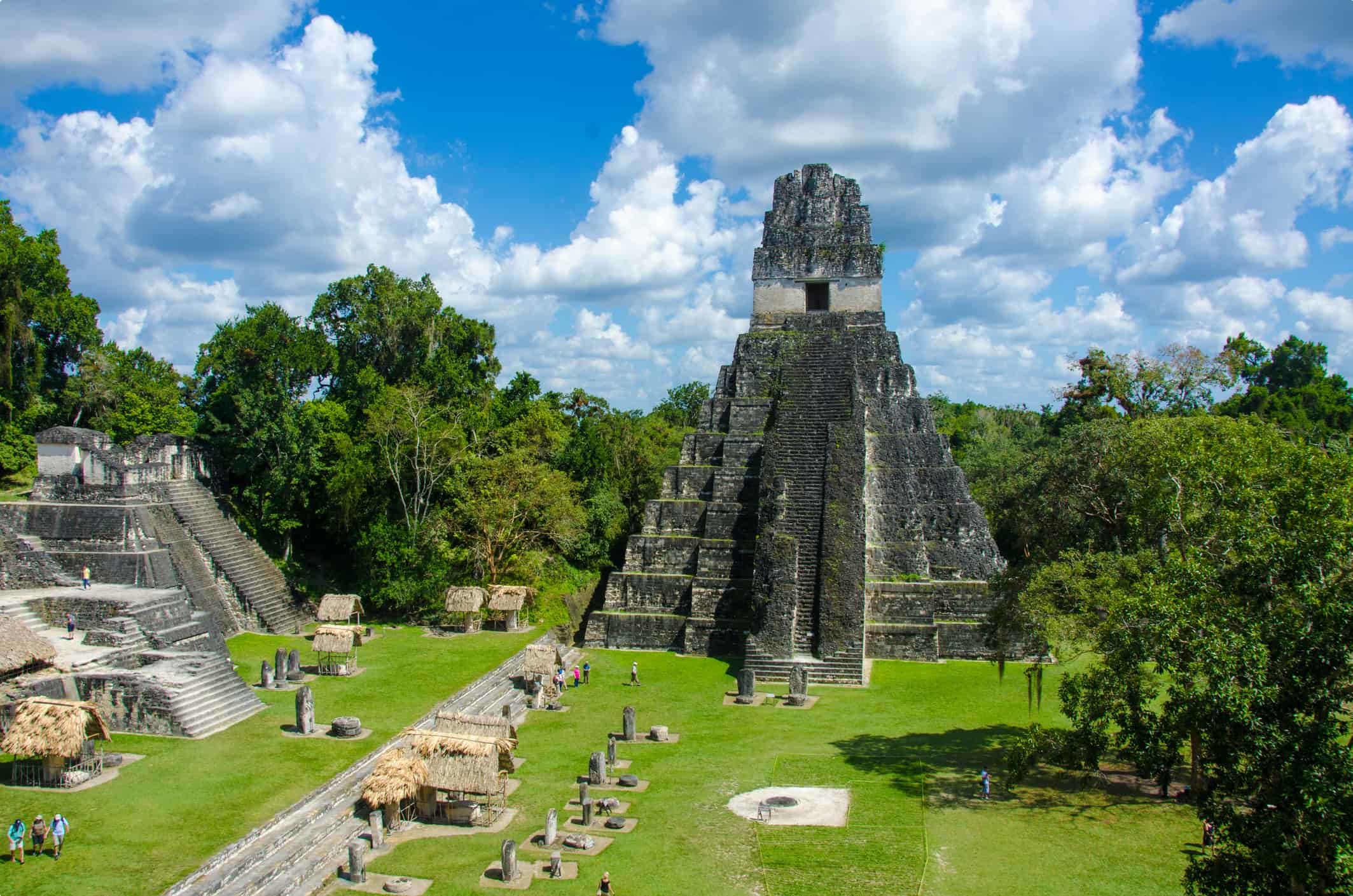 The ruins of Tikal in Guatemala