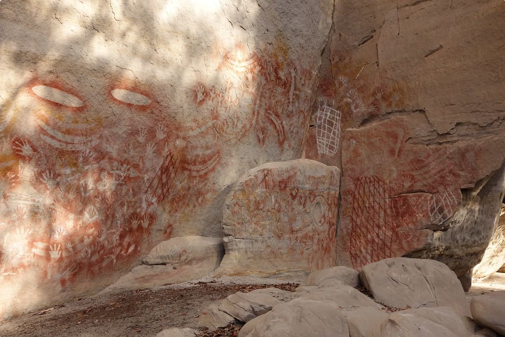 rock art paining