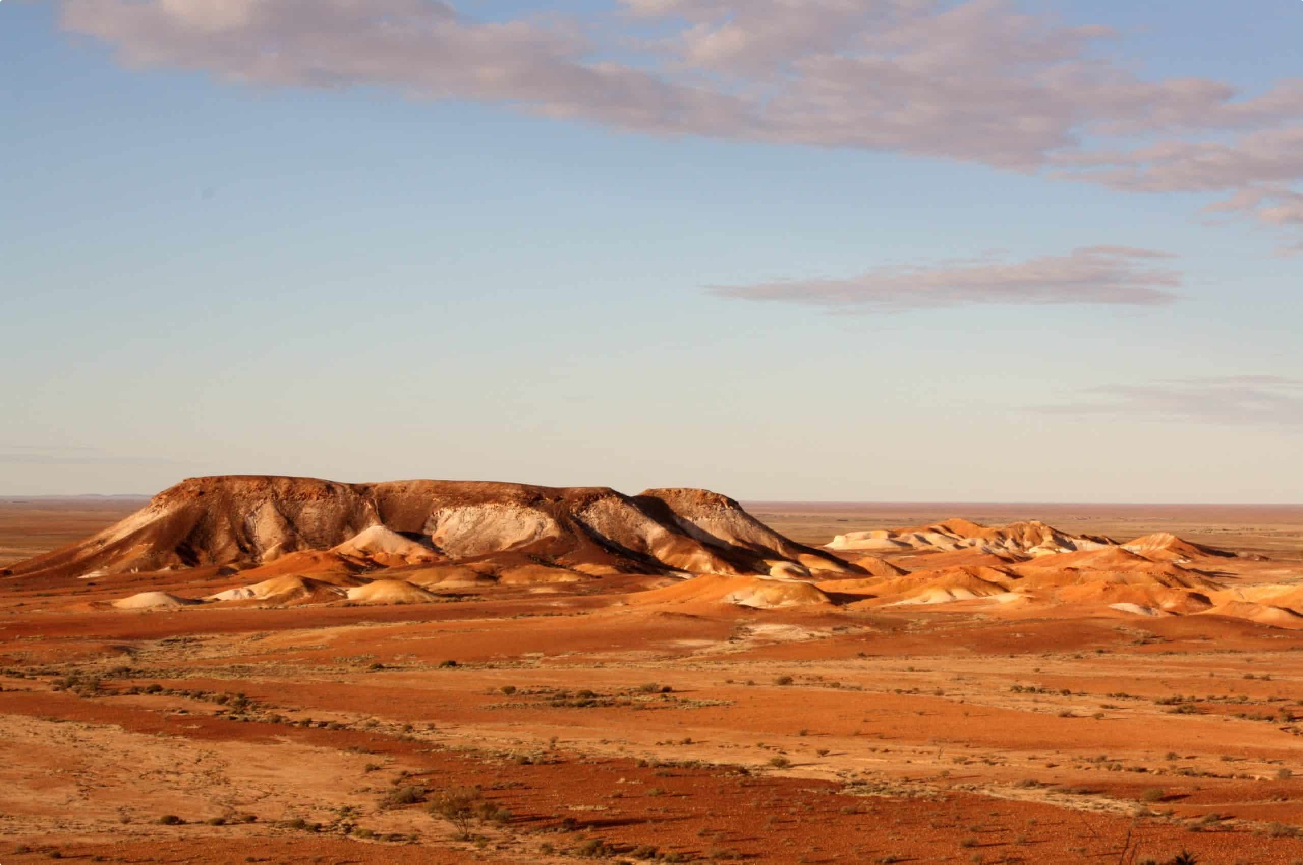 The Breakaways, situated near Coober Pedy