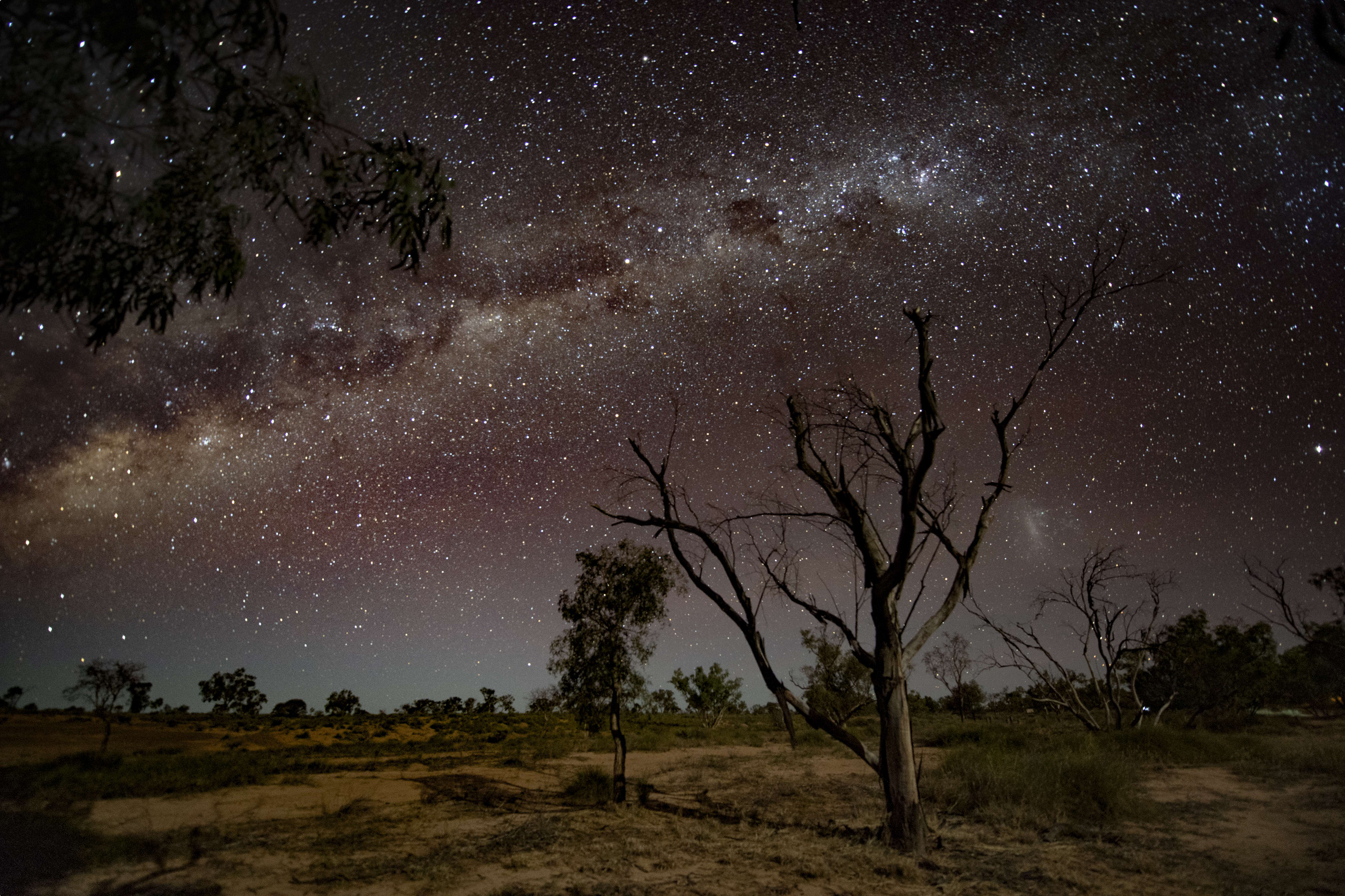 Milky Way viewed in Outback Queensland