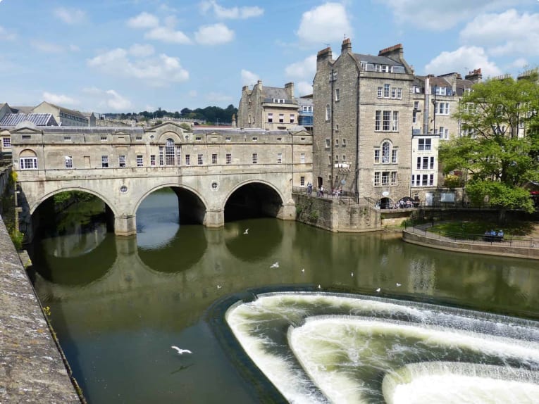 UK bridge Avon river