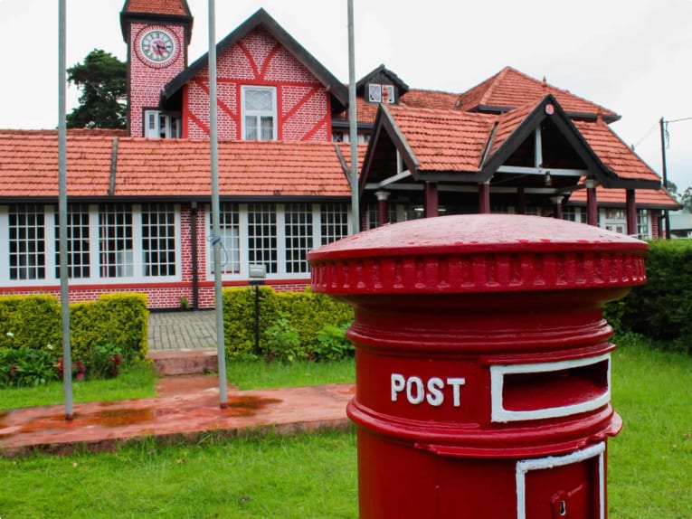 Nuwara Eliya post office in Sri Lanka