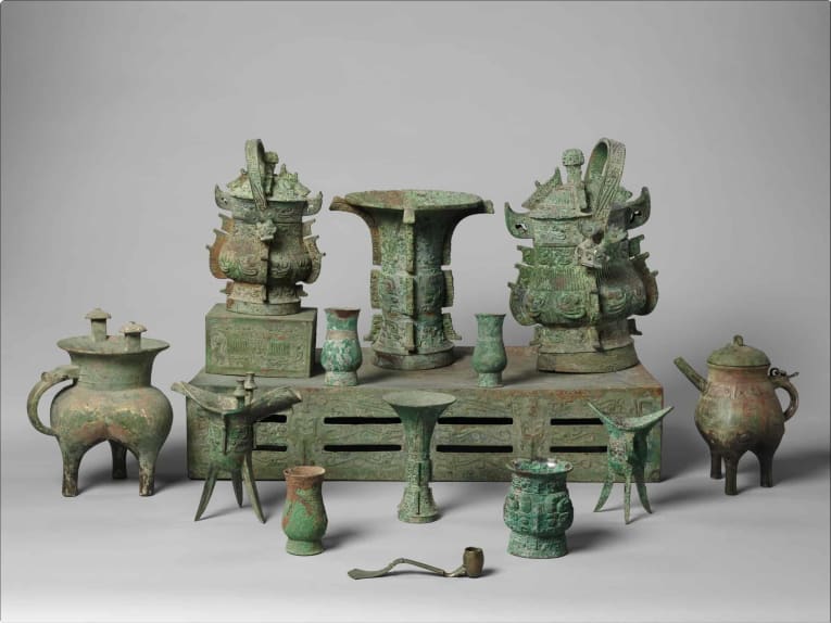 Bronze altar set Zhou Dynasty late 11th century