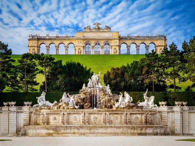 A view of the Gloriette