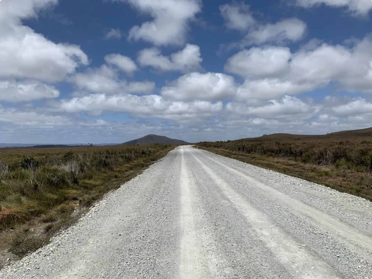 West Coast highway Tas 