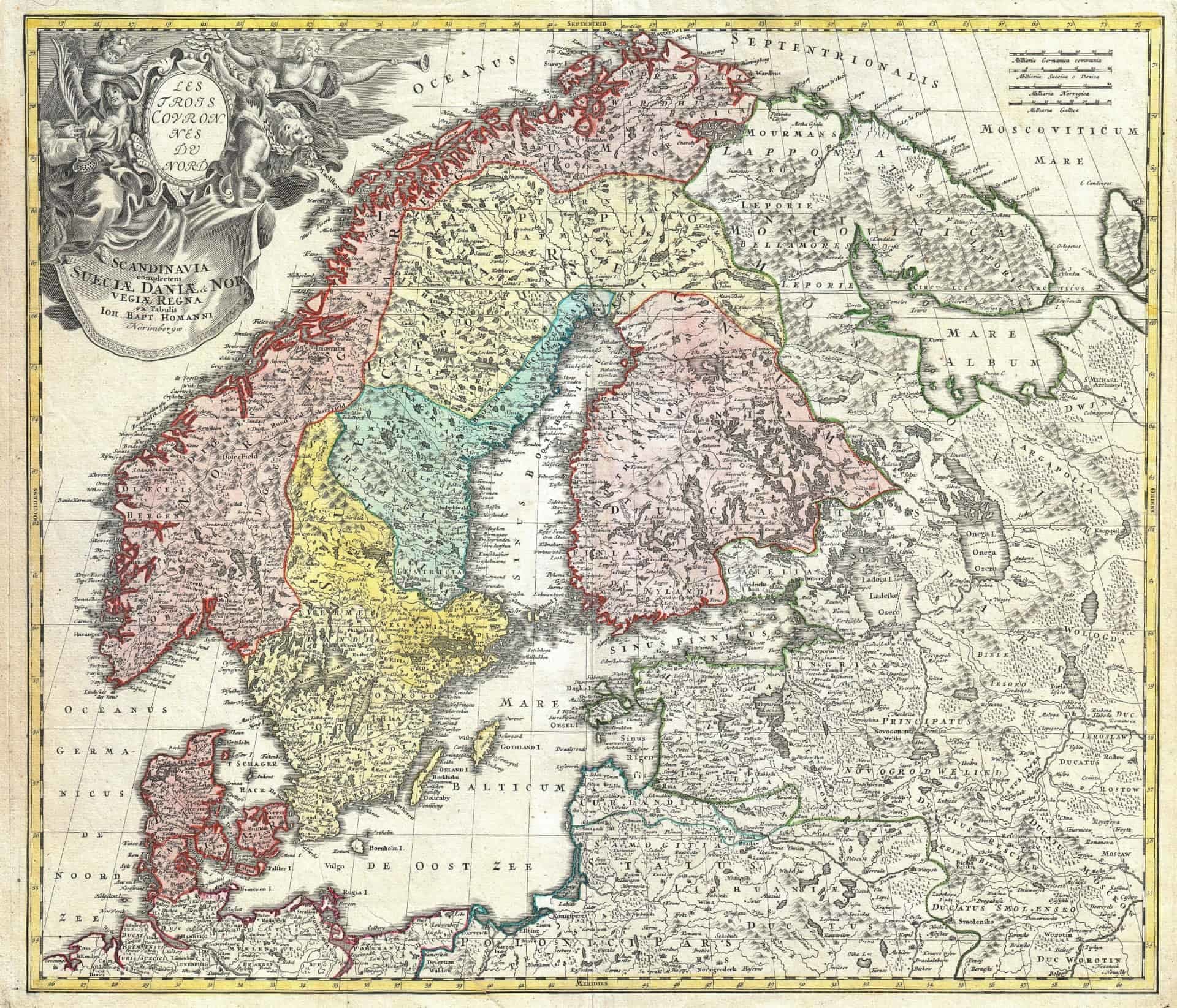 Map of Scandinavia