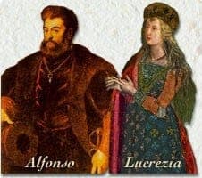 Alfonso and Lucretia Borgia