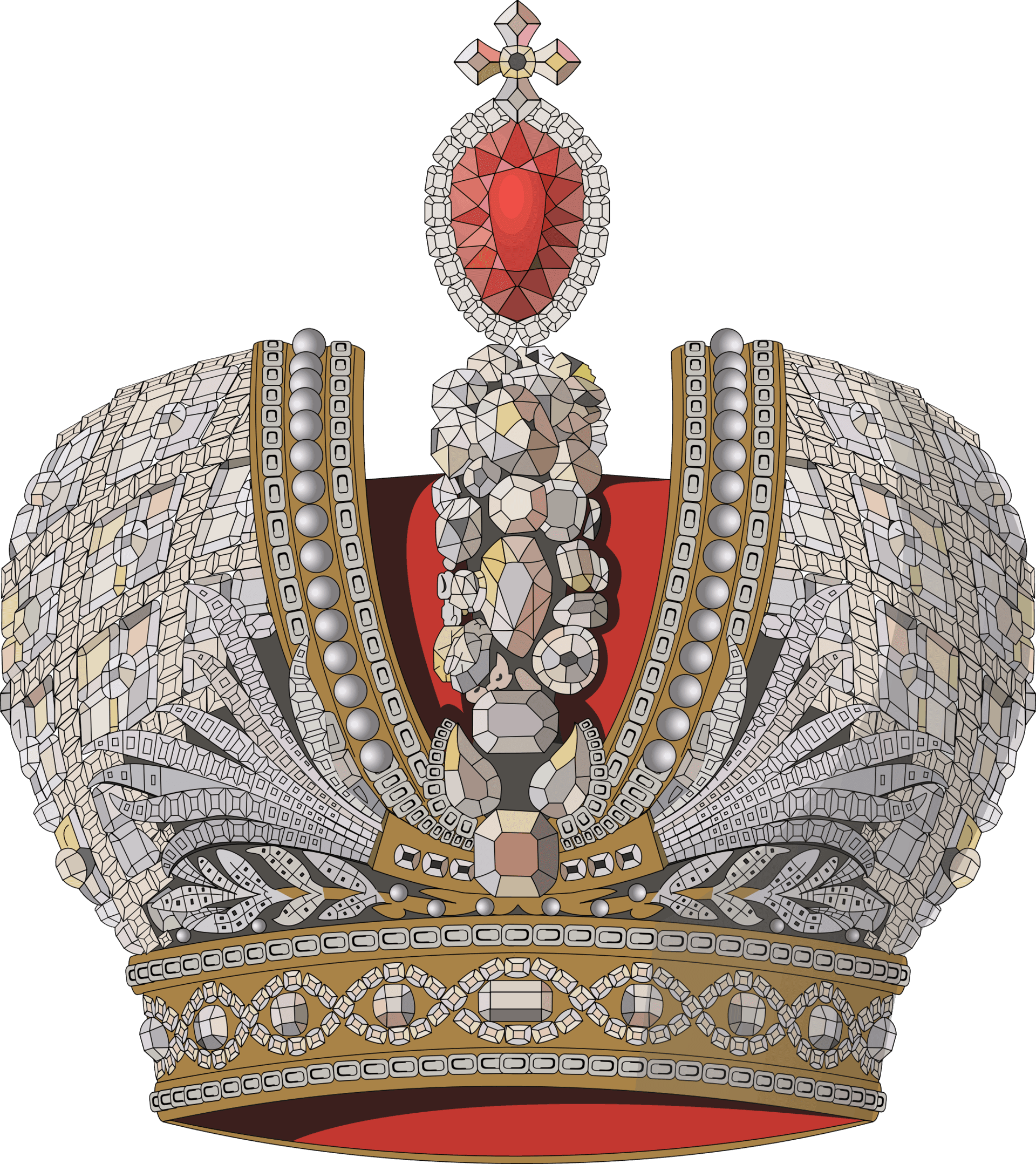 A model of the Imperial Crown of Russia