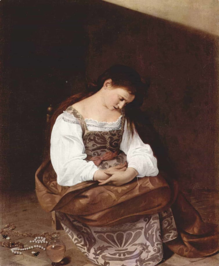 Repentant Magdalene Caravaggio