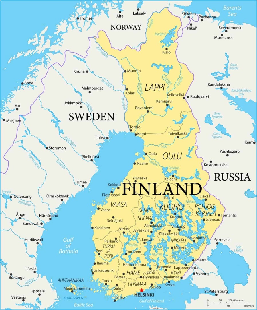 Álbumes 95+ Imagen De Fondo Mapa De Finlandia Y Suecia El último