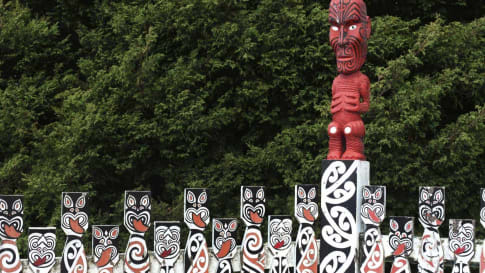 New Zealand Maori carvings