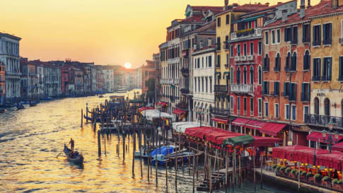 Grand Canal, Venice, Italy, Gondola