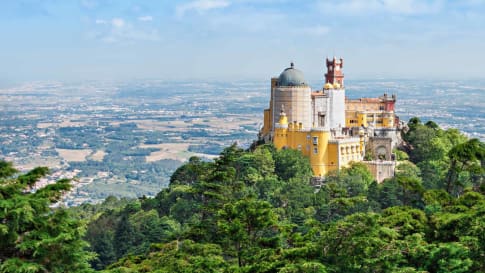 The Pena National Palace Sao Pedro de Penaferrim, Sintra, Portugal