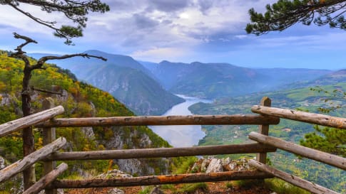 Banjska stena viewpoint at Tara National Park, Serbia