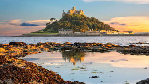 St Michael's Mount island in Cornwall