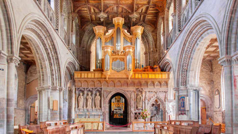 St. Davids Cathedral, Wales, UK