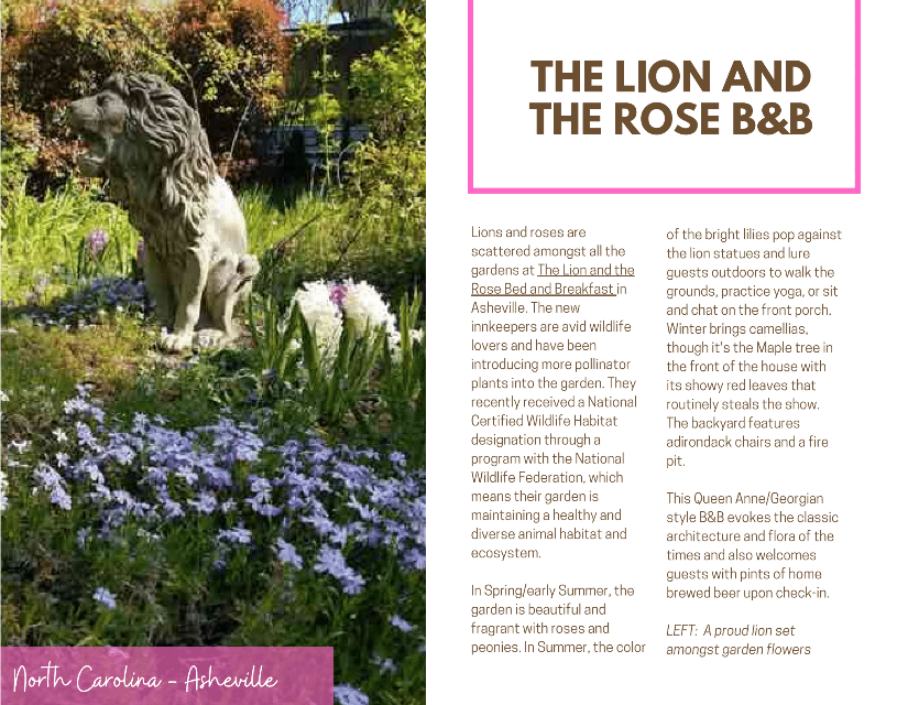 The Lion and the Rose gardens page 1