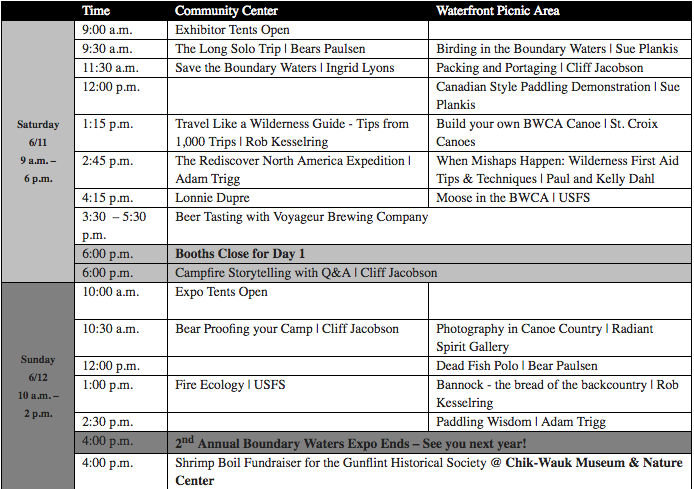 A GREAT GUNFLINT TRAIL EVENT FOR THE WHOLE FAMILY, Poplar Creek and Canoe Outfitting