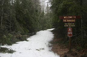 SPRING NOT QUITE HERE YET FOLKS, Poplar Creek and Canoe Outfitting