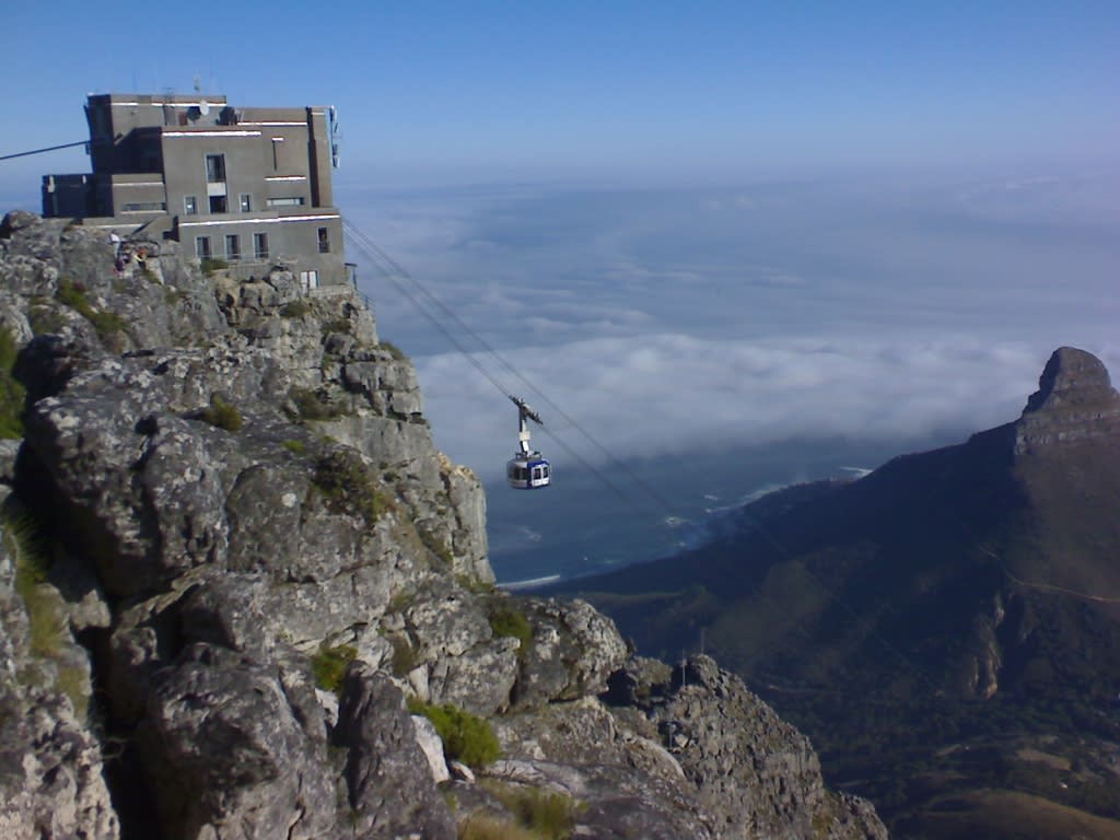 Finally on the Table Mountain
