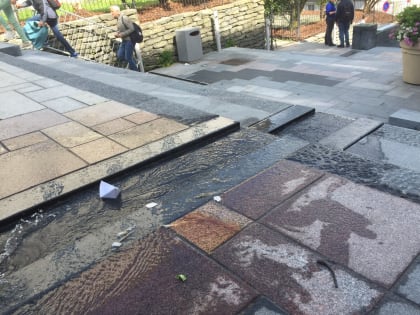 Playing with paperboats