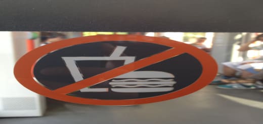 Bybanen prohibited sign