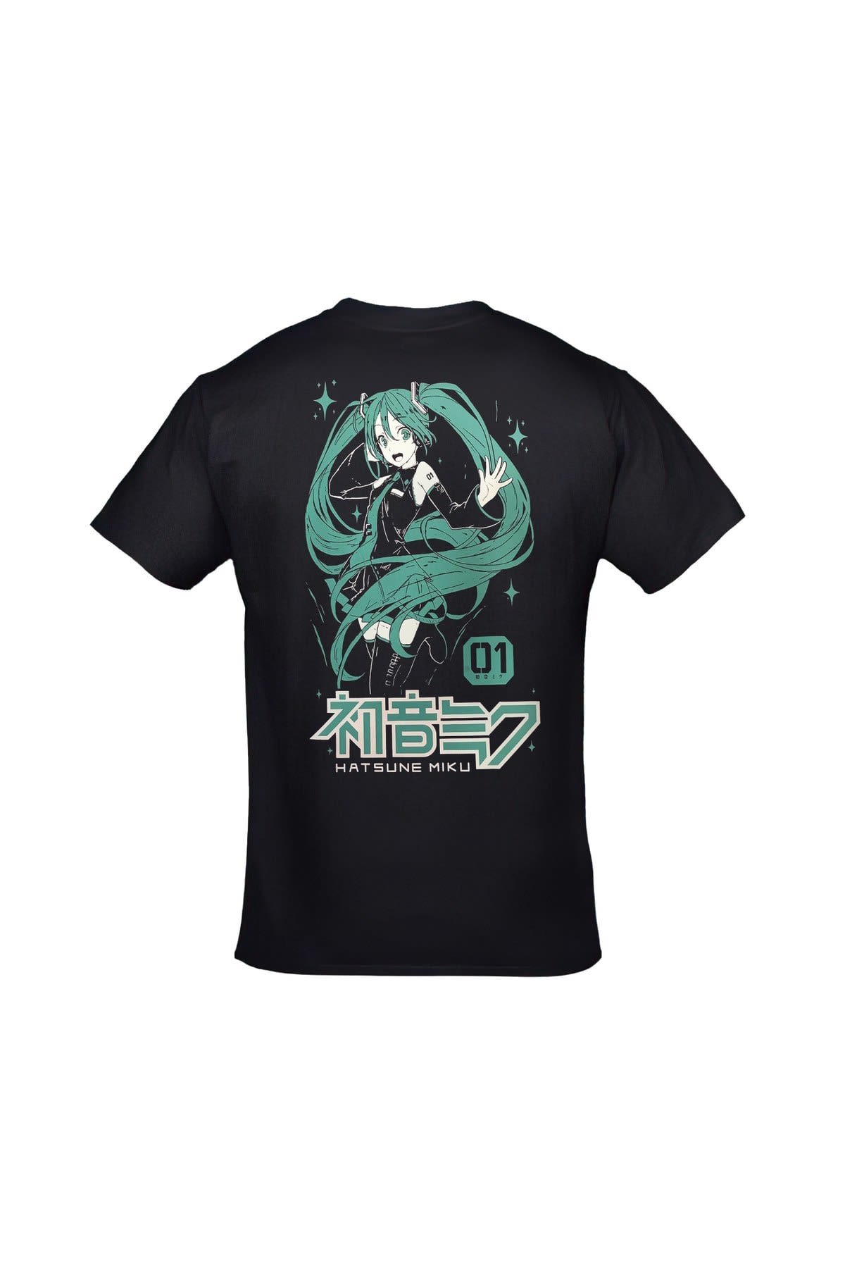Hatsune Miku (Yeşil) Baskılı T-shirt