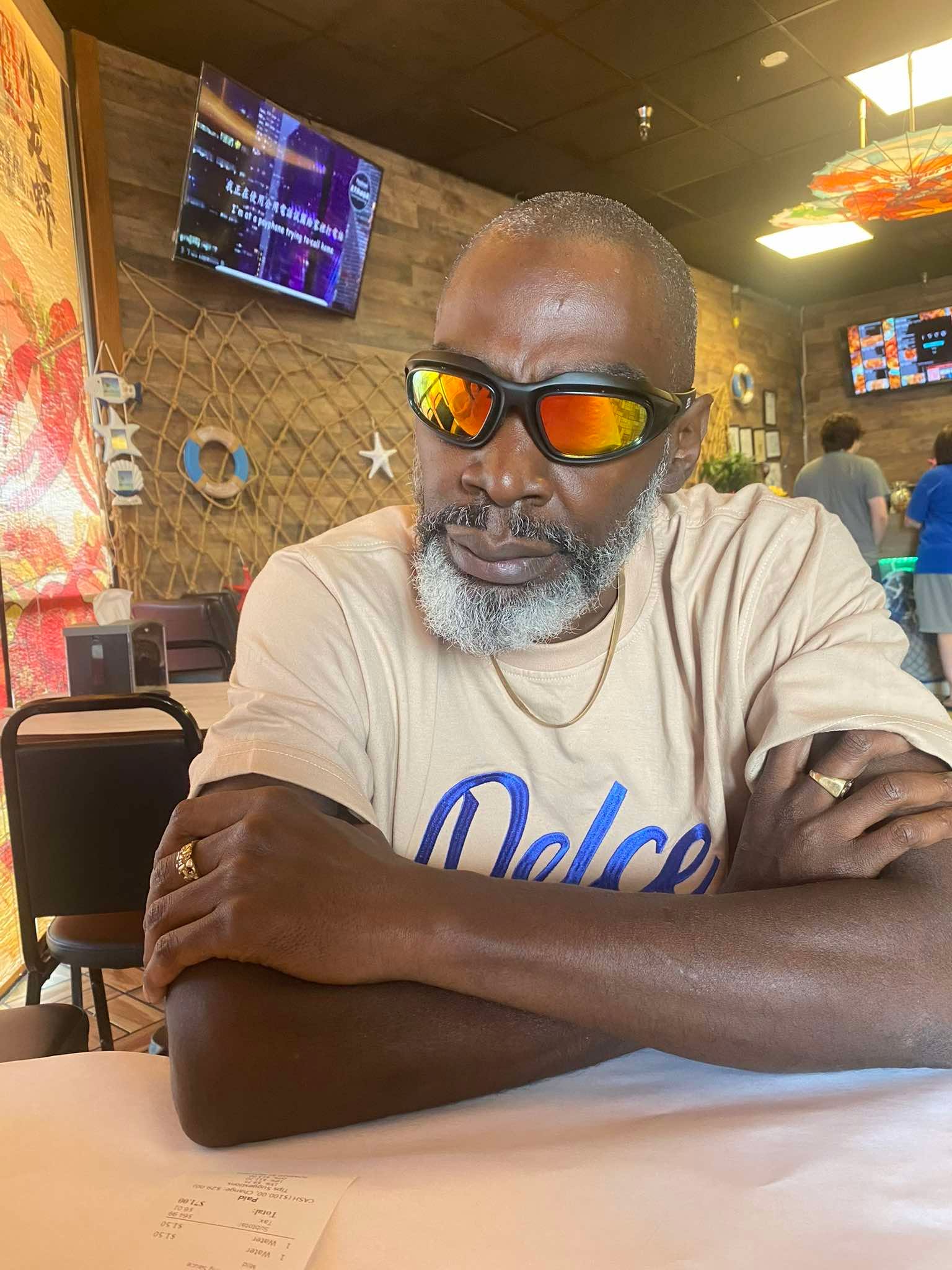 Man sitting in a bar