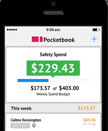 Pocketbook can help managed your budget