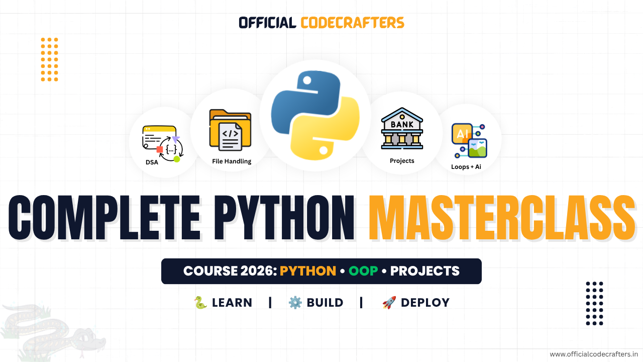 Official CodeCrafters | Structured Tech Learning for Students