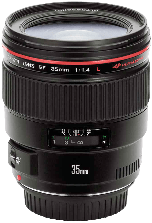 35mm canon lens