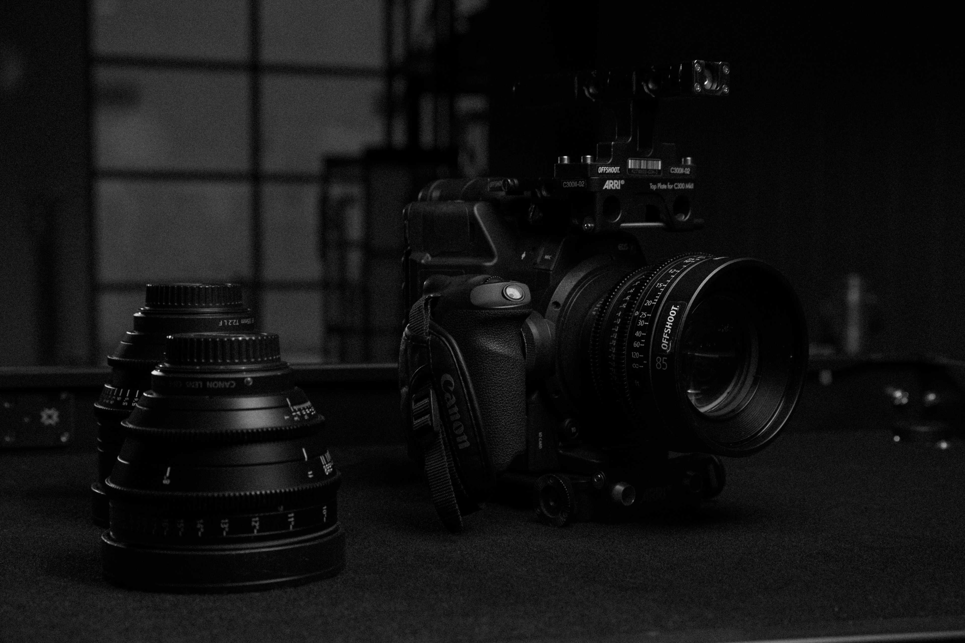 Canon C300 MKII with Canon CN-E prime lenses.
