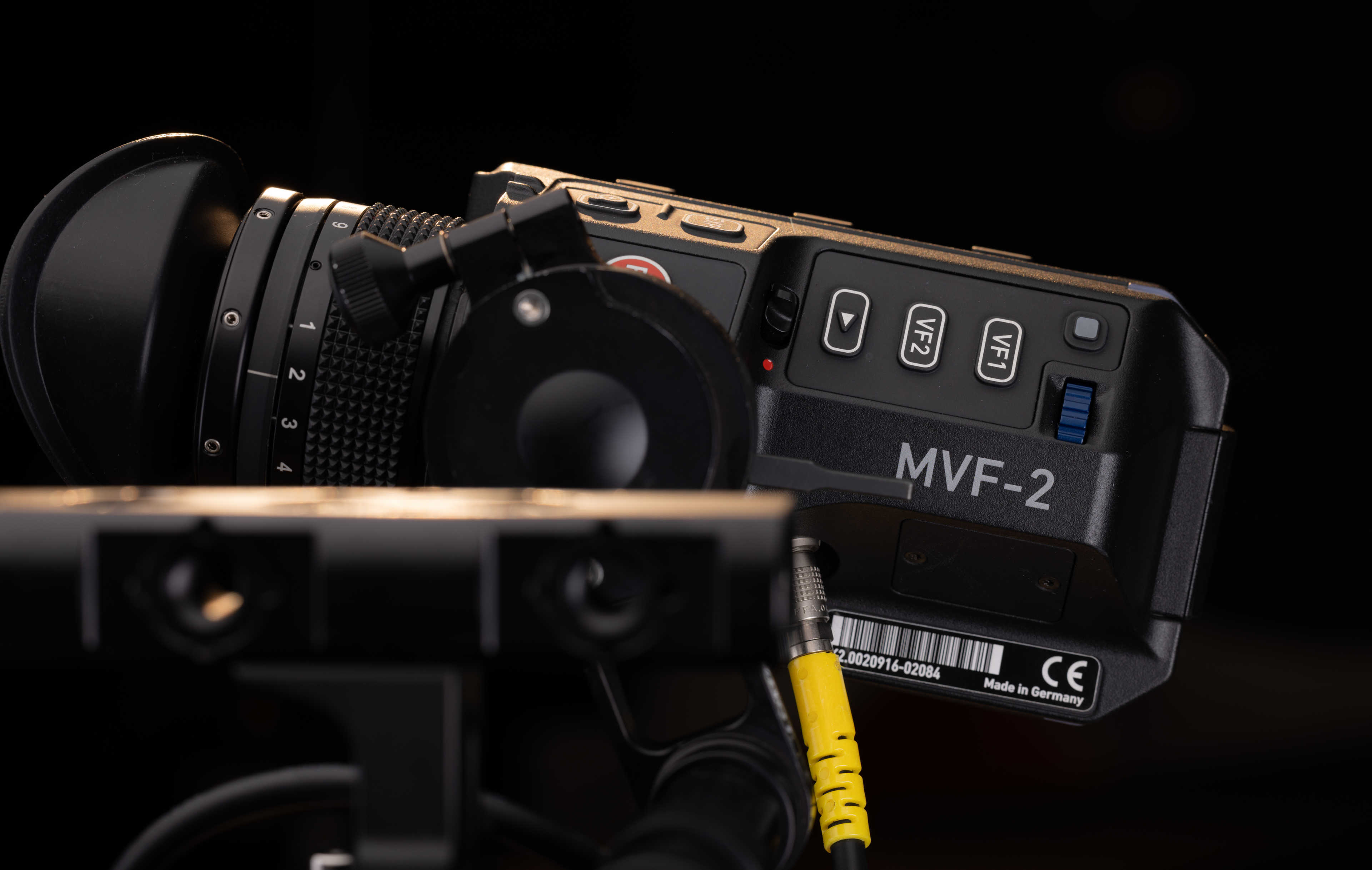 The MVF-2 EVF of an Arri Alexa Mini LF camera.