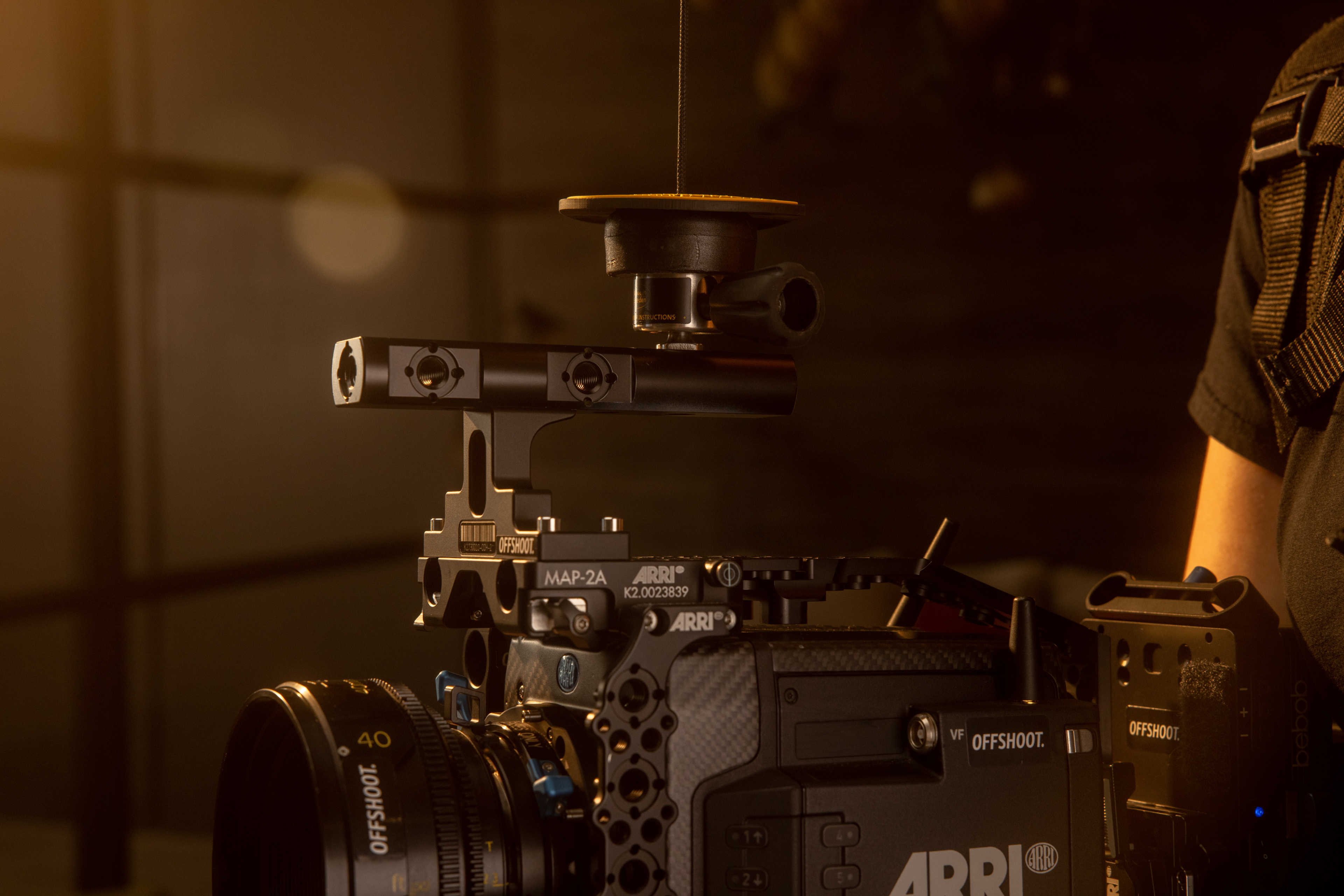 3/8" and 1/4" ball studs are included and mate directly with the quick release attachment on the Easyrig.
