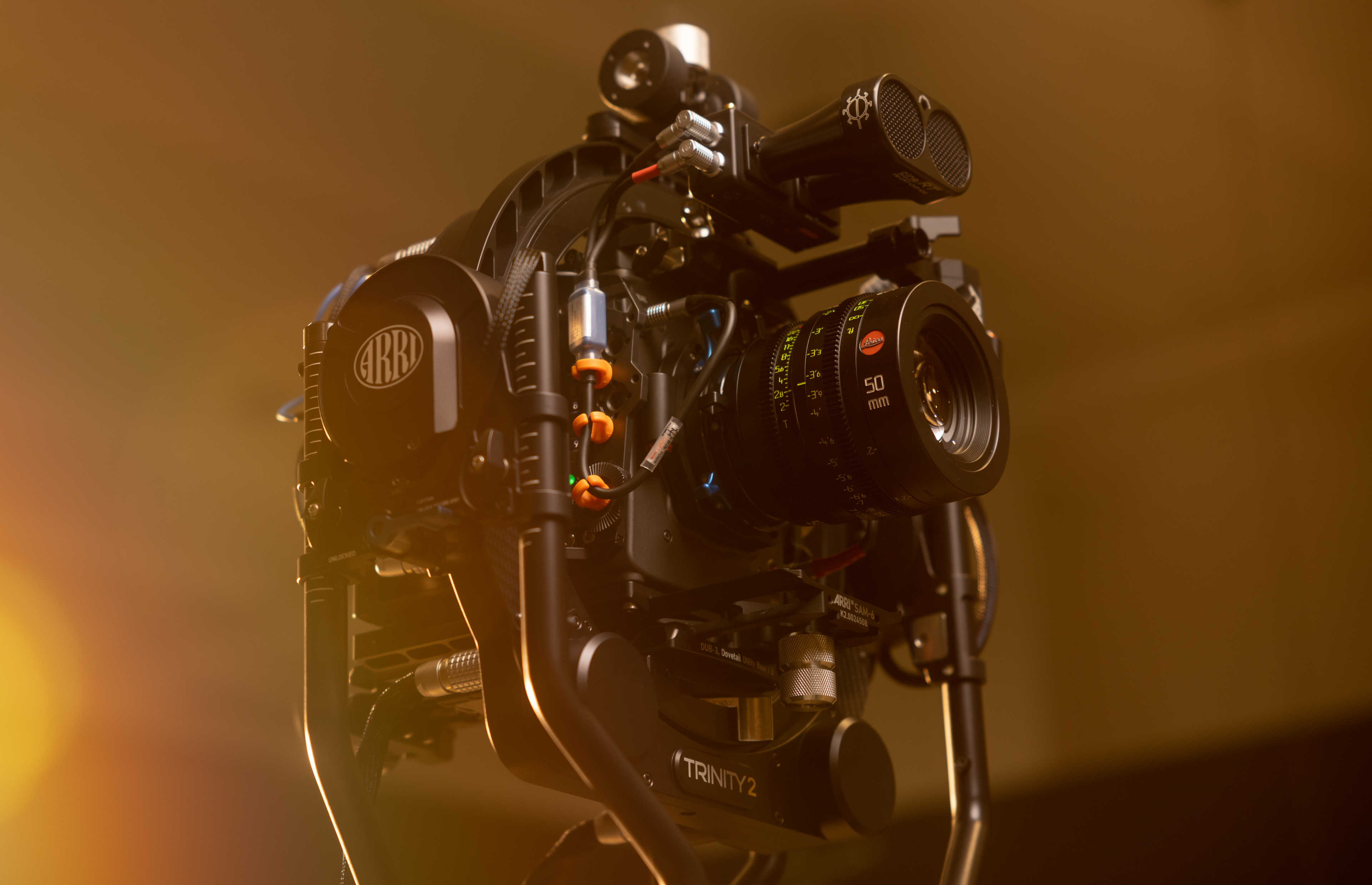ARRI Alexa 35 on the Trinity 2 stabiliser.